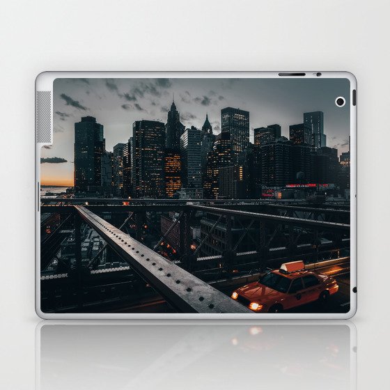 New York City Brooklyn Bridge Laptop & iPad Skin