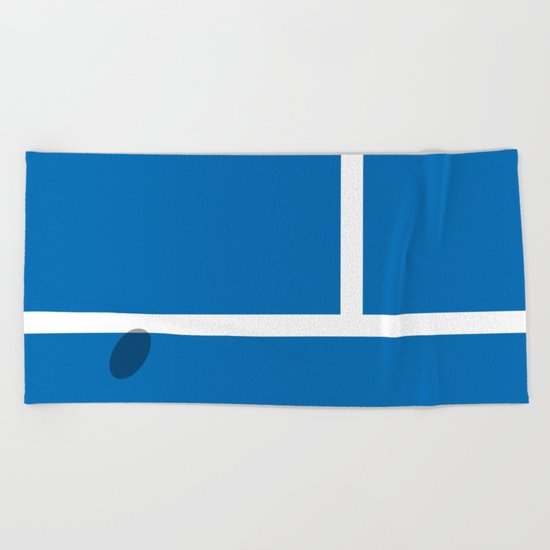"IN" - Hawk-Eye Beach Towel