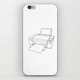 printer iPhone Skin