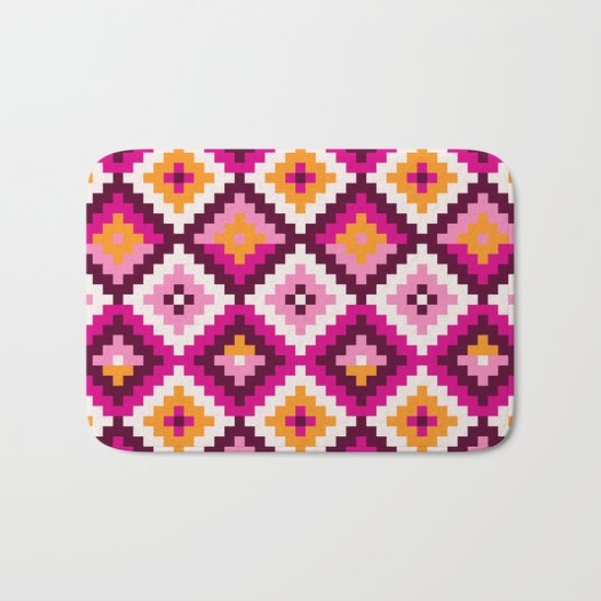 Aztec pattern Bath Mat