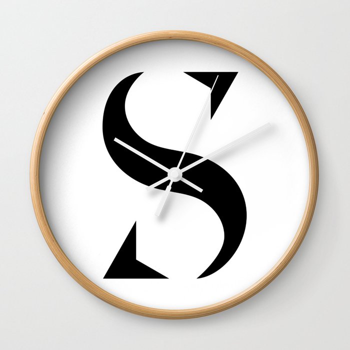 Logo Of All Dreams (Black) Wall Clock