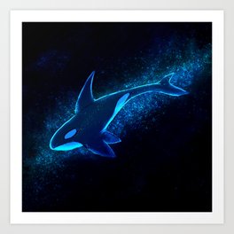 Cosmic orca Art Print