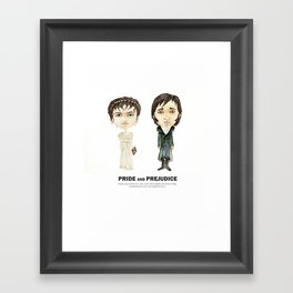 Pride and Prejudice Poster Framed Art Print