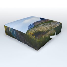 Highest Mountain in the Canadian Rockies; Mount Robson Outdoor Floor Cushion