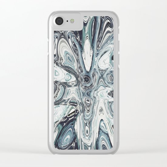 Abstract 141 Clear iPhone Case