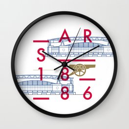 Emirates - Arsenal - Typoline Stadiums Wall Clock