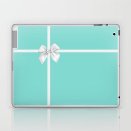 Blue Gift Box Laptop & iPad Skin