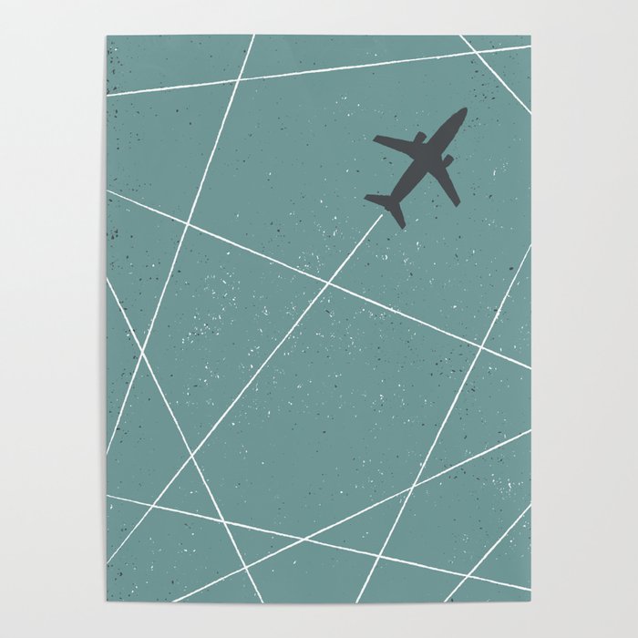 The Jet Set - Lagoon Blue Poster