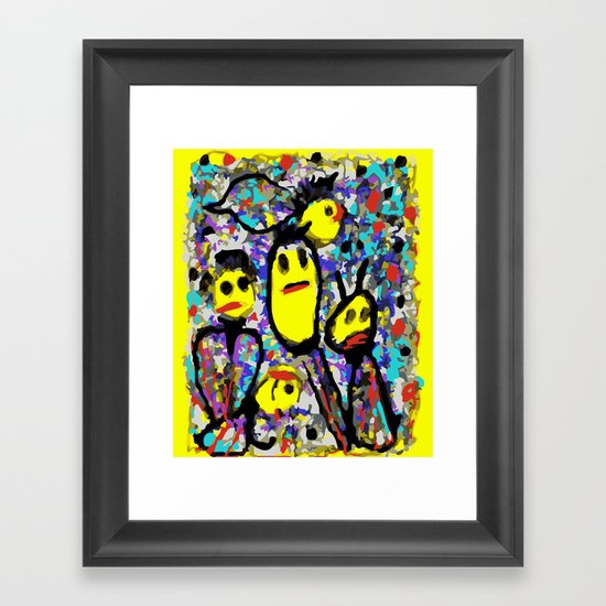 Spotlights Framed Art Print