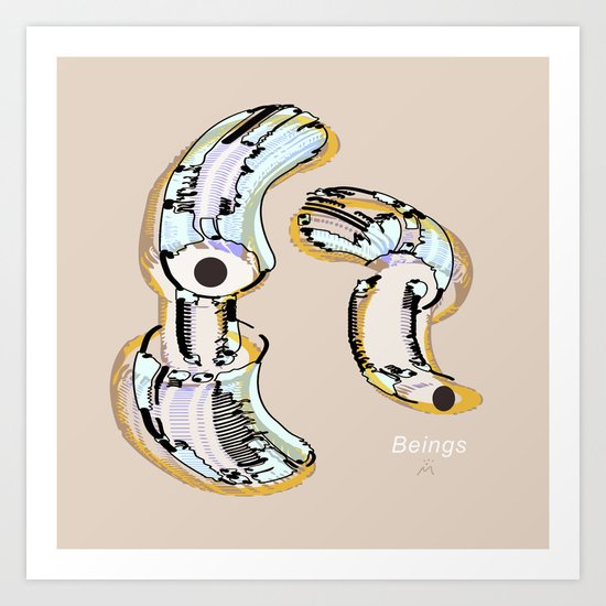 Beings in the Nano-World / 24-08-16 Art Print