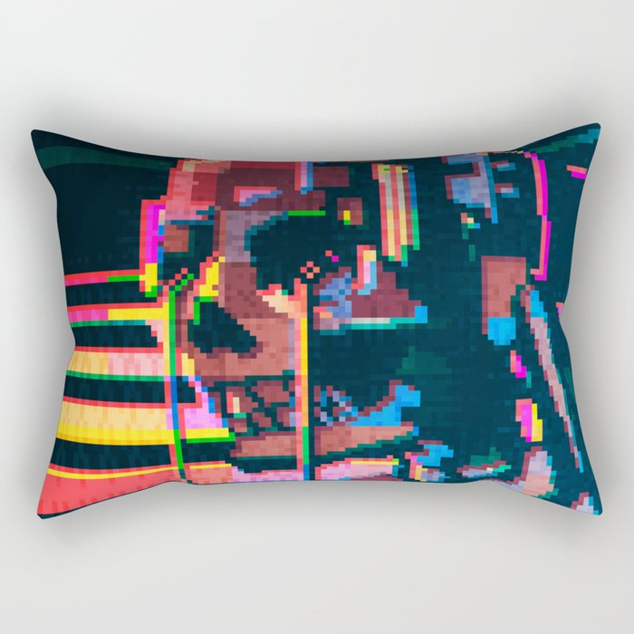CyberPunk BrainHack Rectangular Pillow