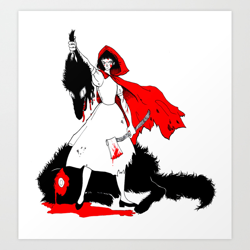 Little Red Riding Hood 2 Art Print By Ceruleanwax Society6