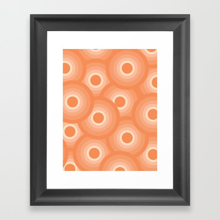 Orange Creamsicle Framed Art Print