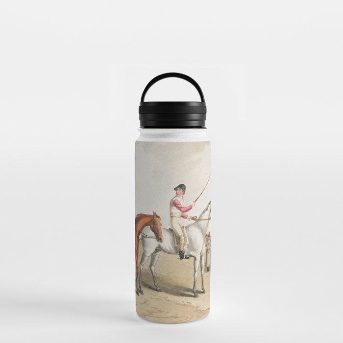 19th century in Yorkshire life with horses Water Bottle