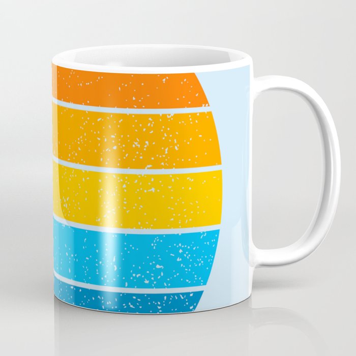 Retro Rainbow  Coffee Mug