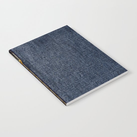 Denim Zip Notebook