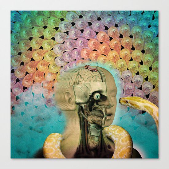 Solar Gambling Canvas Print