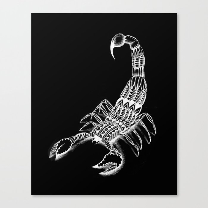 Inverted Scorpion Canvas Print