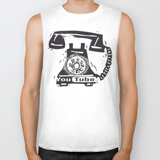 Little things retro - Social Network Biker Tank