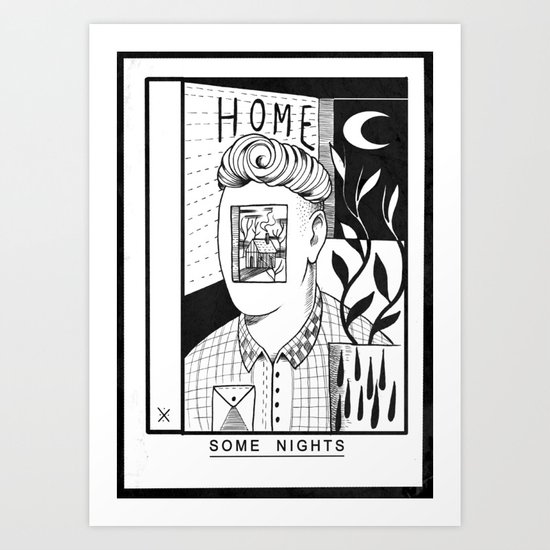 Some Nights Art Print