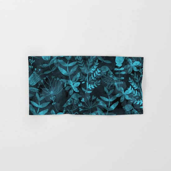 Watercolor Floral & Birds IV Hand & Bath Towel