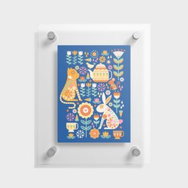 A Mad Tea Party Floating Acrylic Print