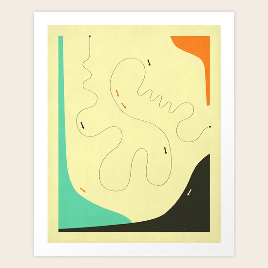 FLOW MOTION Art Print
