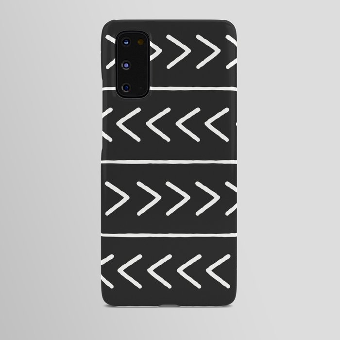 Black and White Boho Patterns Android Case