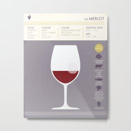 Merlot Wine Art Print Metal Print | Vino, Wineartprint, Giftforwinelover, Merlotwine, Merlot, Barposter, Bardecor, Barart, Wineart, Winelover 