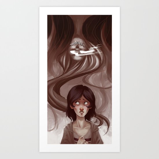 Uneternal Sleep Art Print