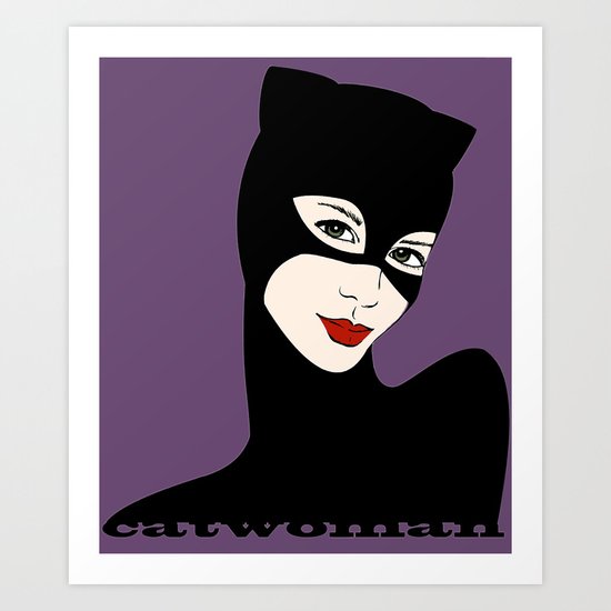Catwoman Art Print