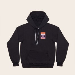 Luggage Tag A - ORD Chicago USA Hoody