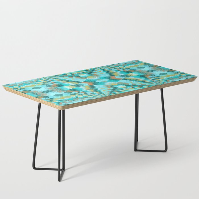Hypnotic Teal Coffee Table