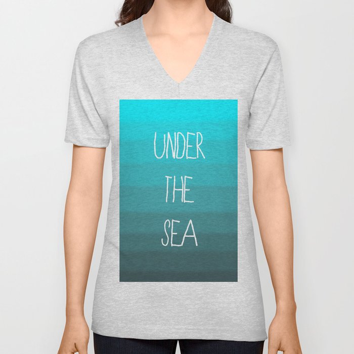 Under The Sea V Neck T Shirt