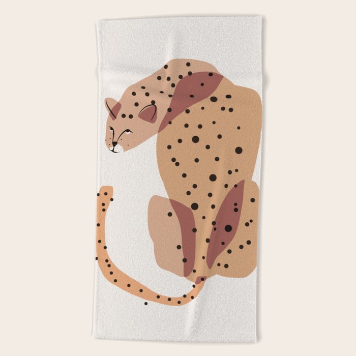 Cheetah on sale beach towel