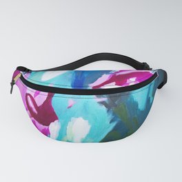 Abstract Hand-Painted Brushstrokes Fanny Pack