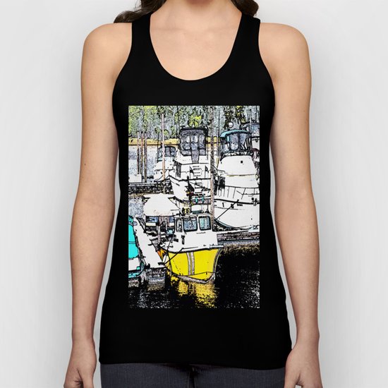 A Day of Boating Unisex Tank Top