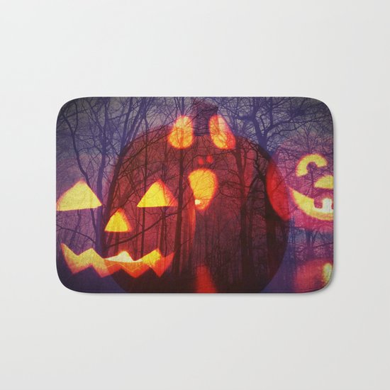 Halloween scary image Bath Mat