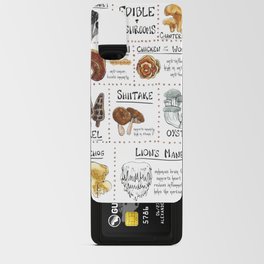 Edible Mushroom Chart Android Card Case