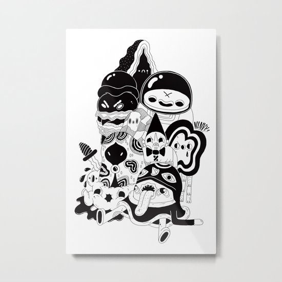 Ink Villains Metal Print