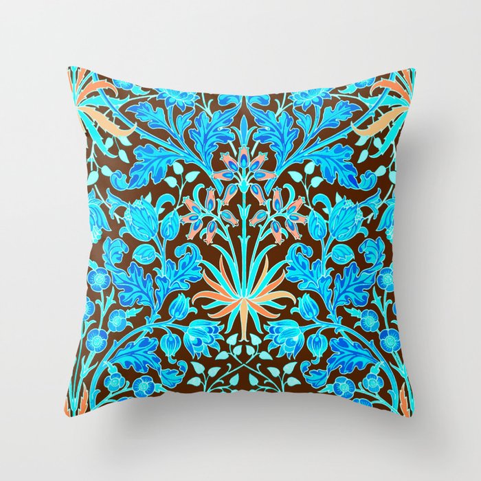 Teal and chocolate pillows cheap