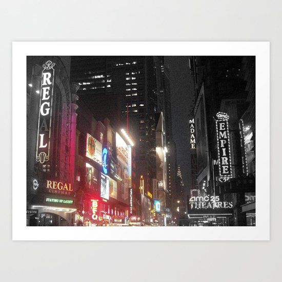 Night Life Art Print
