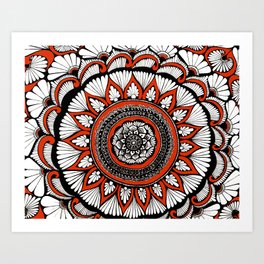 Sun Mandala  Art Print