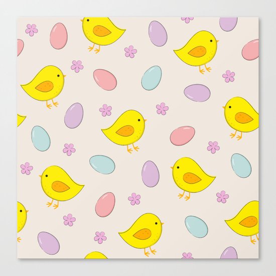 Easter pattern Canvas Print