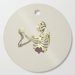 Praying Skeleton Cutting Board