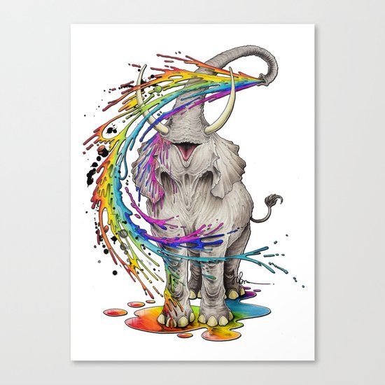 Elephant Canvas Print