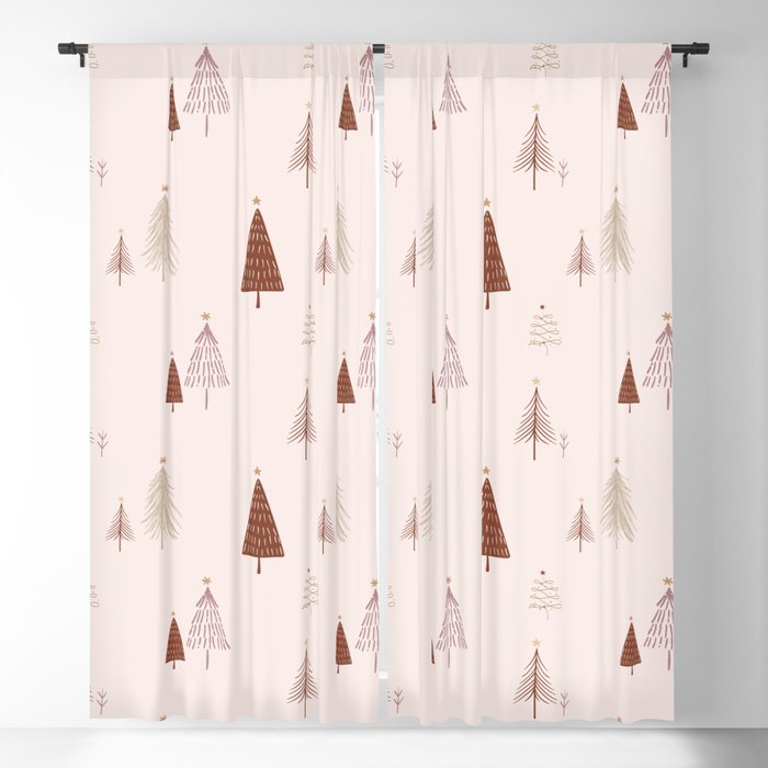 Xmas Forest Blackout Curtain