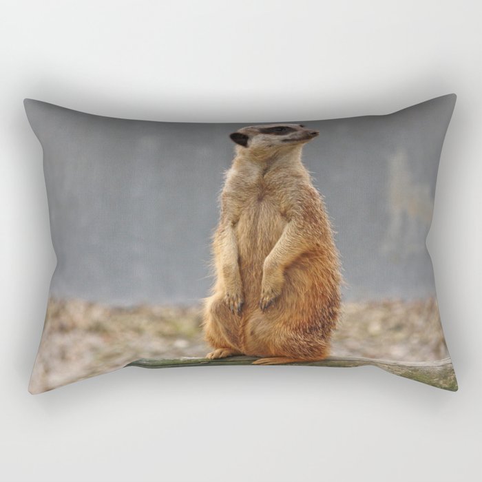 Meerkat No.1 Rectangular Pillow