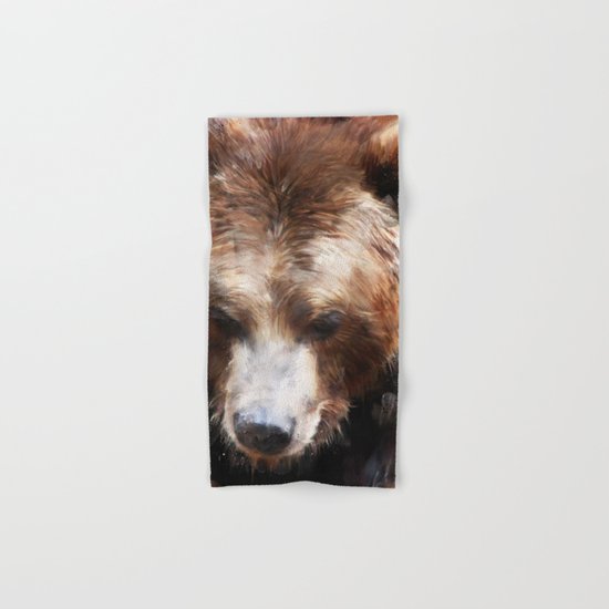 Bear // Gold Hand & Bath Towel