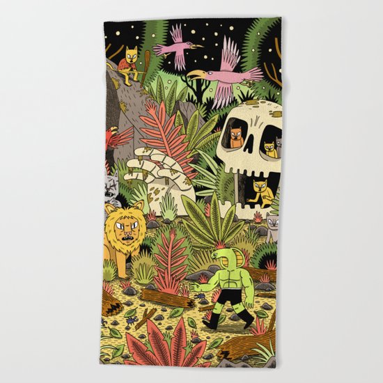 The Jungle Beach Towel